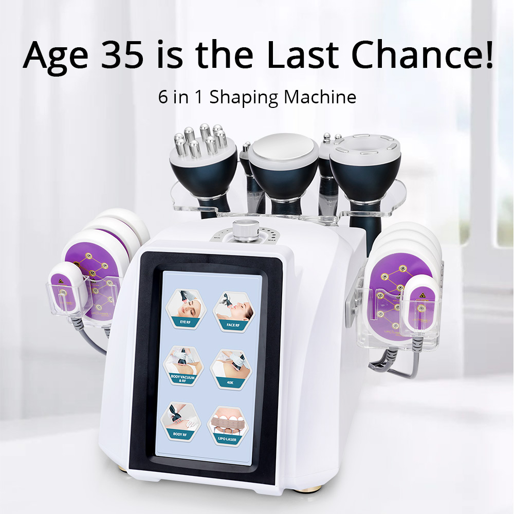 Multifunction Ultrasonic 6 in 1 Cavitation 2.0 RF Radio Frequency